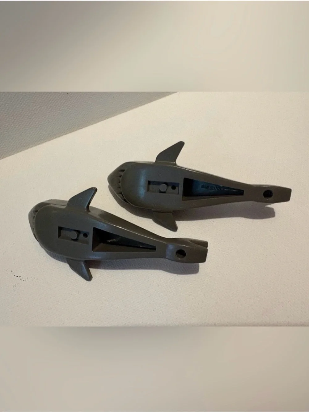 Vintage Lego Sharks Lot Of 2 Old Sea Animal #2547 Cake Topper Toy MiniFigure